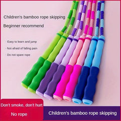 Adjustable Colorful Skipping Rope Soft Bead Section