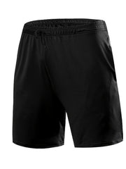 Men's Loose Solid Shorts Pockets Active Breathable Drawstring Shorts