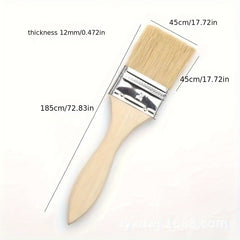 Wooden Handle Paint Brush Pig Hair Sideburns Brush