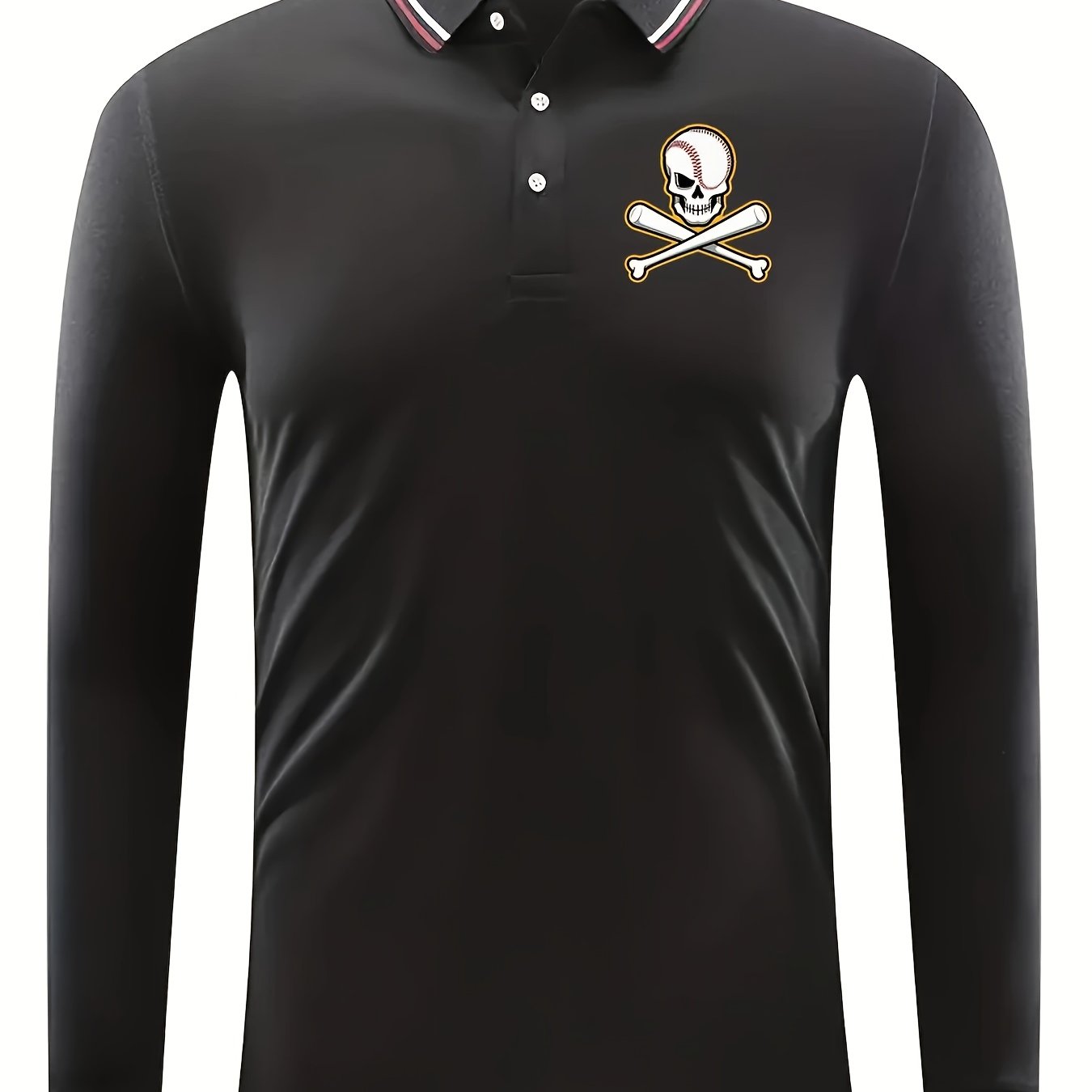 Baseball Skull Hoodie Graphic Pullover With Pocket