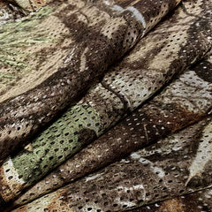 Camo Burlap Mesh Fabric 75D Camo Net Cover for Ground Blinds Camping Military