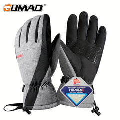 Waterproof Winter Gloves w/ Touchscreen - Ideal for Skiing & Outdoor Work