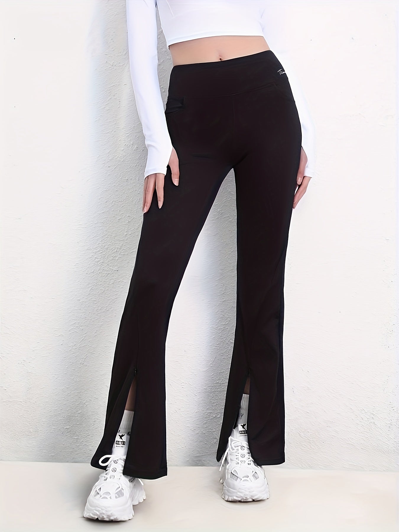 High Waist Yoga Pants Butt Lifting Flared Leggings
