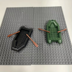 Rubber Boat Building Block Toy Model for Christmas and Halloween