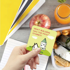 60pcs Joke Cards Lunch Box Notes For Students Funny Puns Boys Girls