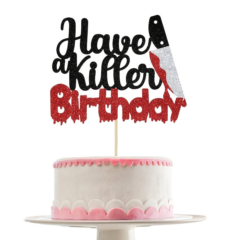 Halloween Cake Insert Have A Killer Birthday Topper