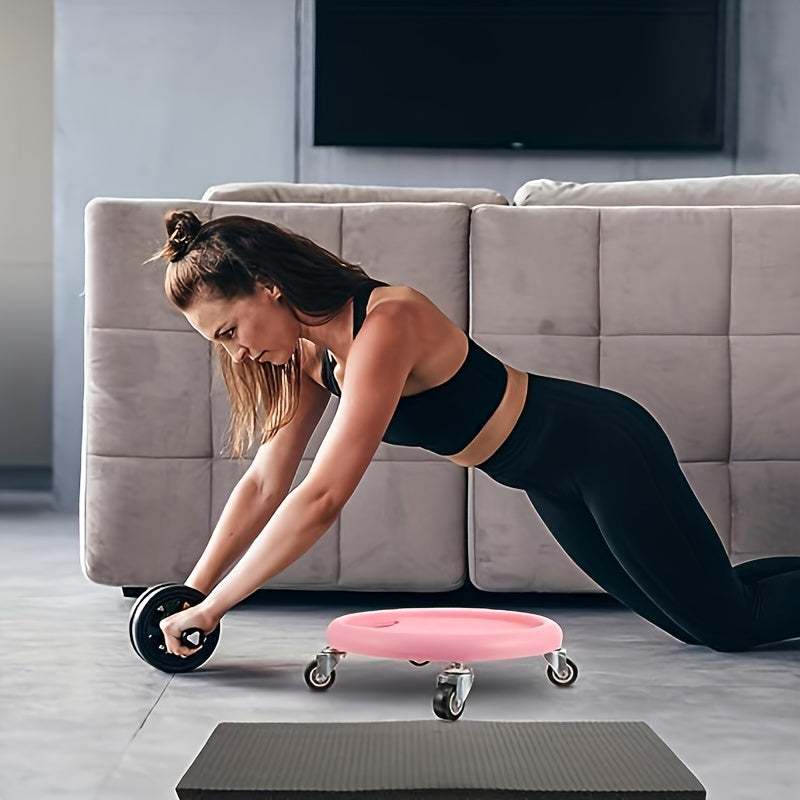 Abdominal Training Plate Home Exercise Wheel Yoga Pilates Equipment