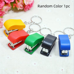 Portable Mini Stapler Keychain for Home Office School Paper