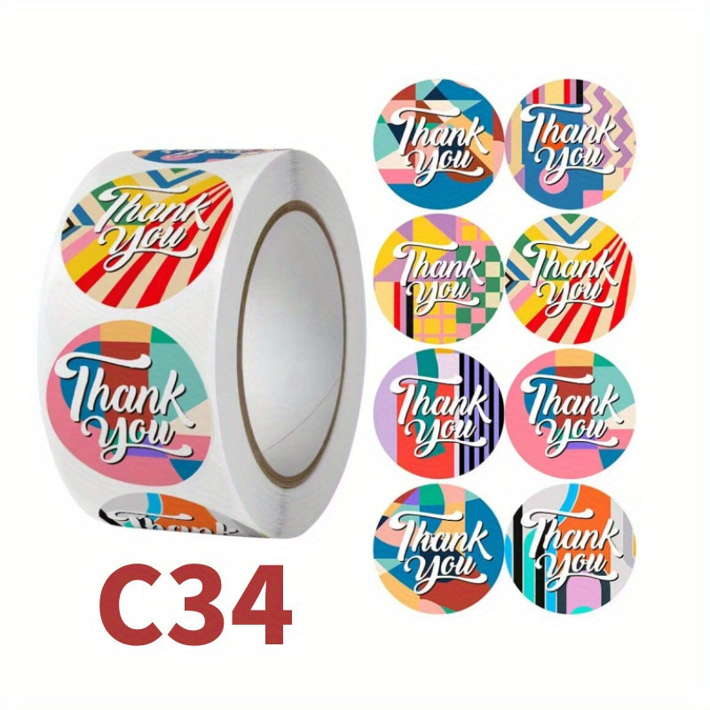 160 Thank You Stickers Assorted Styles for Kids Rewards & Gifts