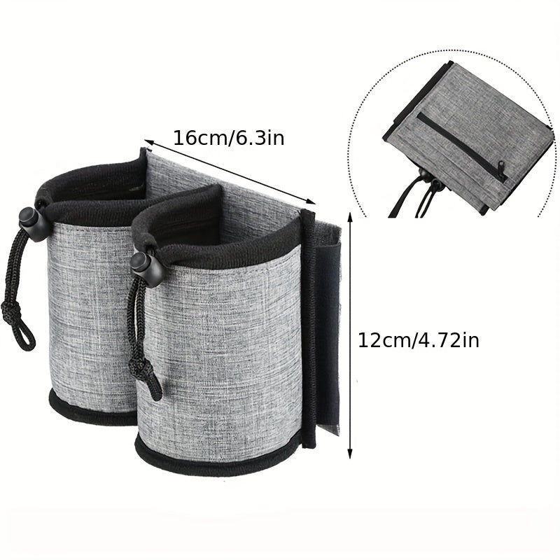 Travel Luggage Armrest Cup Storage Bag Drink Coffee Holder