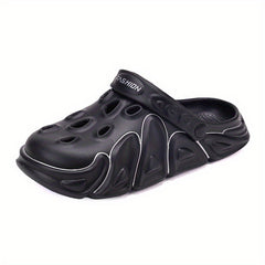 Men's Lightweight Comfy Clogs Hollow Out Non Slip Garden Shoes Summer
