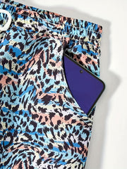 Boys' Leopard Print Quick Dry Surf Shorts