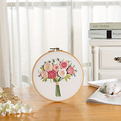 Floral Series Embroidery Starter Kit For Beginners