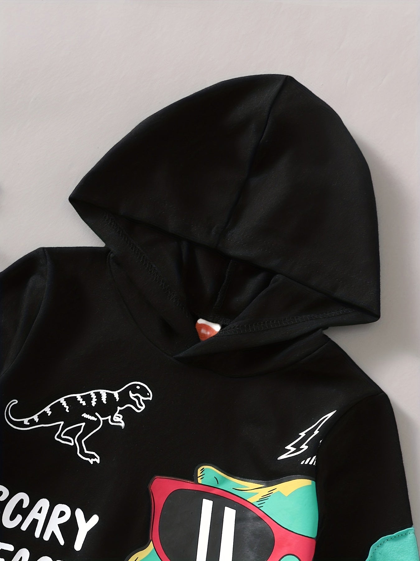 Boys Dragon Hoodie & Trousers 2pcs Suit