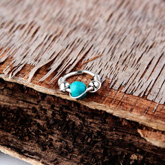 Turquoise Wrapped Nose Ring Body Piercing Jewelry