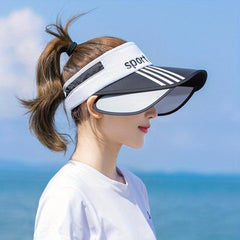 Wide Brim Visor Hat Candy UV Protection Sun Hat