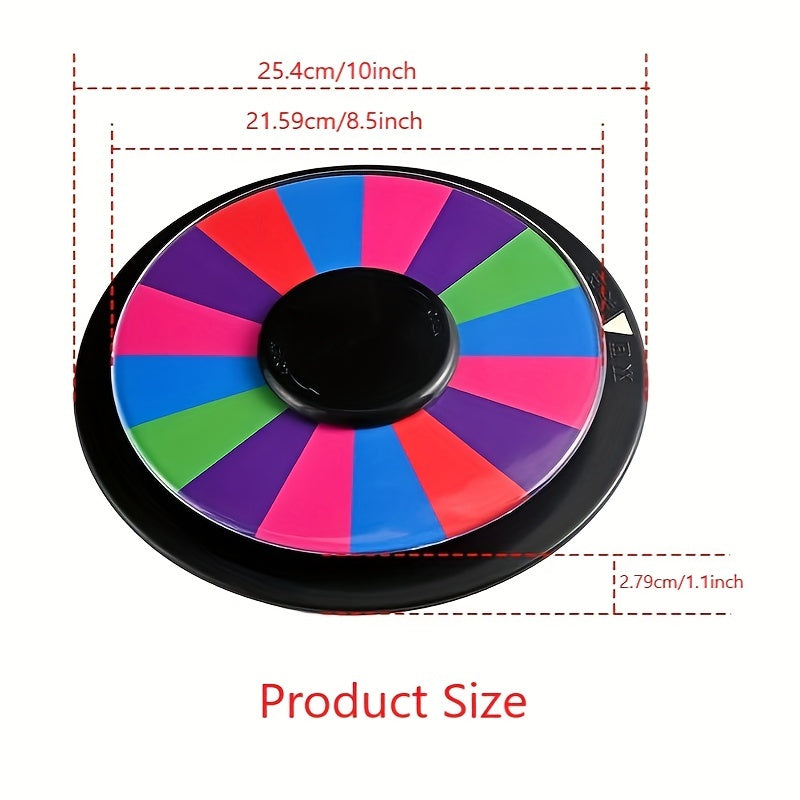 DIY Prize Wheel Double Sided 16 Slot Spinning Wheel Fortune Game