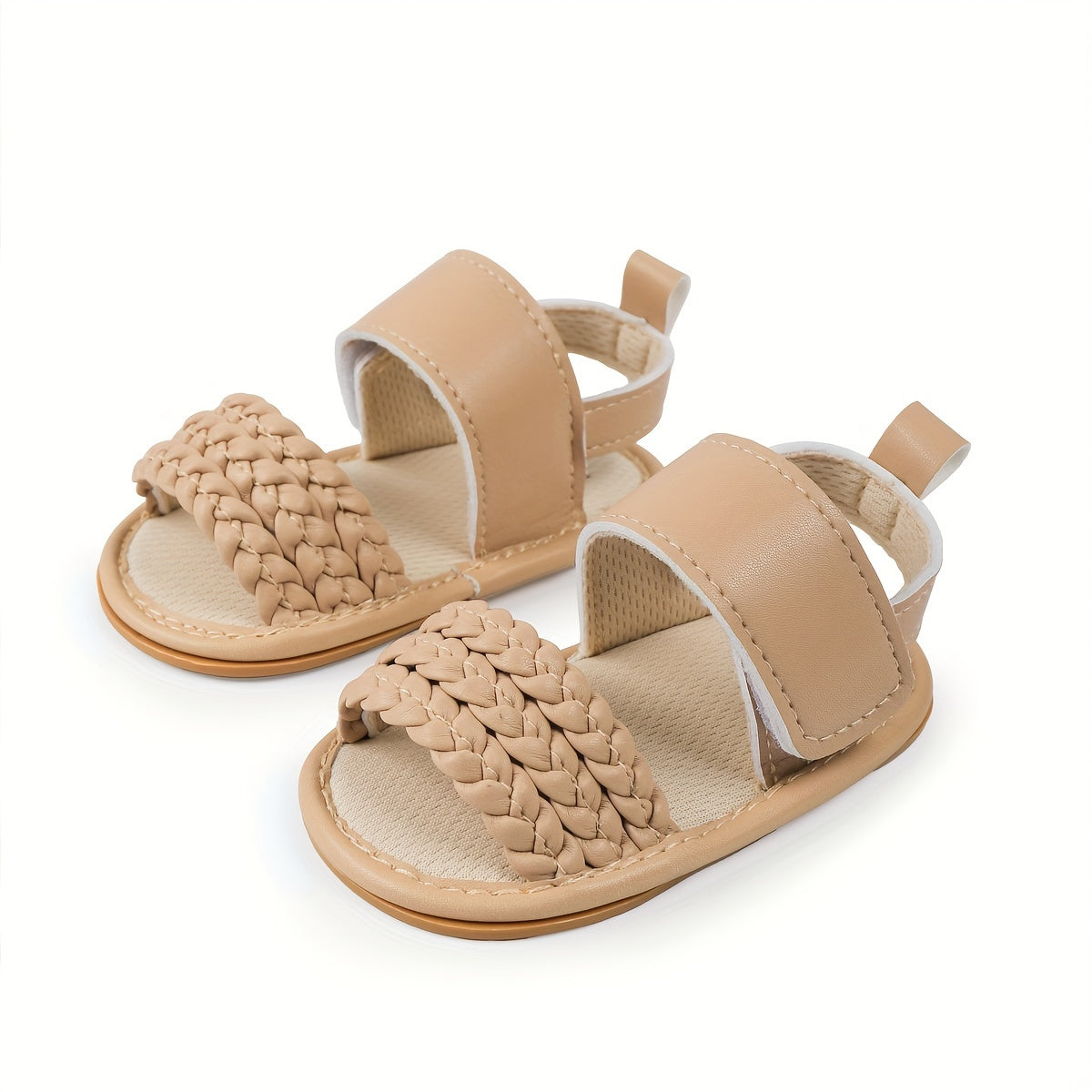 Baby Girls Breathable Open Toe Sandals Lightweight Non slip Beach Summer Shoes