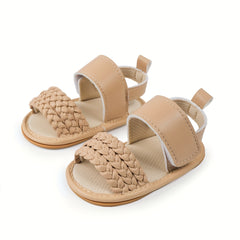 Baby Girls Breathable Open Toe Sandals Lightweight Non slip Beach Summer Shoes