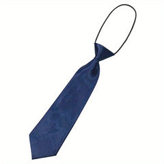Kids Solid Color Short Tie Elastic Strap for Boys and Girls