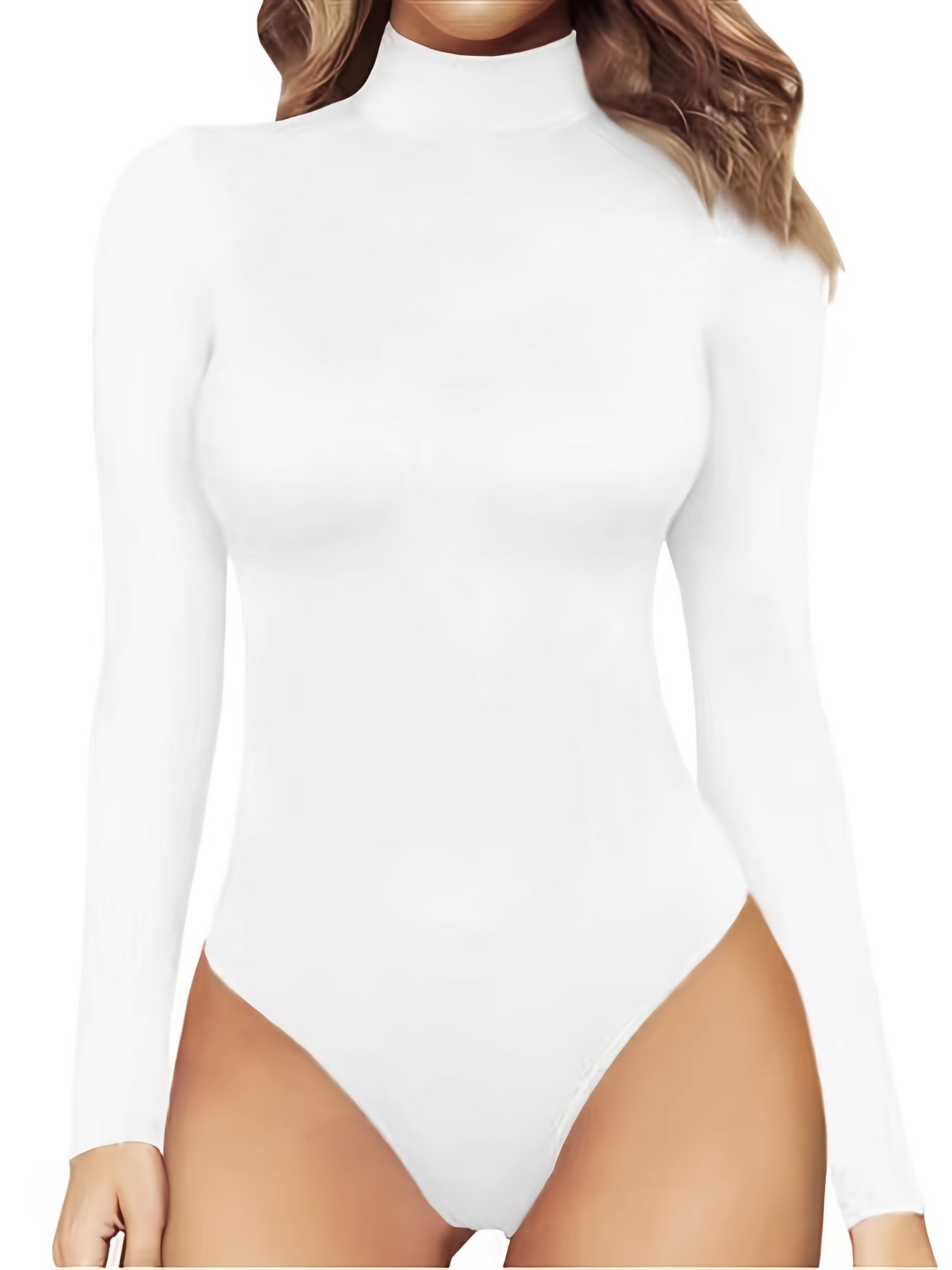 Women's Turtle Neck Long Sleeve Bodysuit