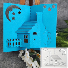 Greeting Card Room Cutting Dies Stencil DIY Scrapbook Album Paper Mold