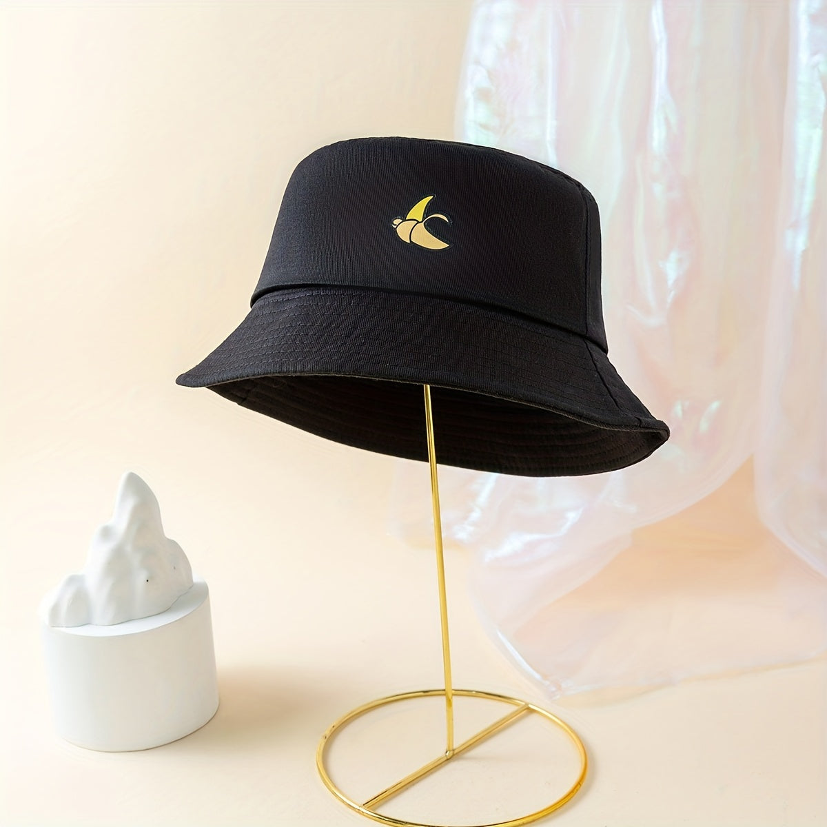 Banana Print Cotton Bucket Hat Sun Cap Fisherman Hat