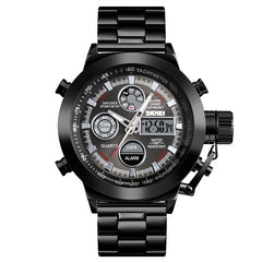 Waterproof Military Sports Watch Stainless Steel