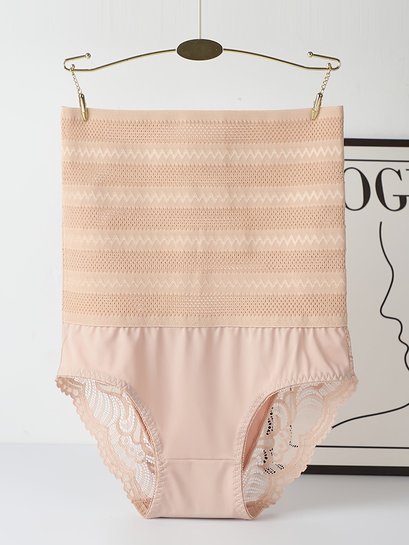 High Waist Bikini Panties Tummy Control Underwear