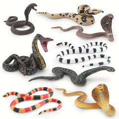 Realistic PVC Cactus Snake Toy Natural Habitat Educational Gift Kids Classroom