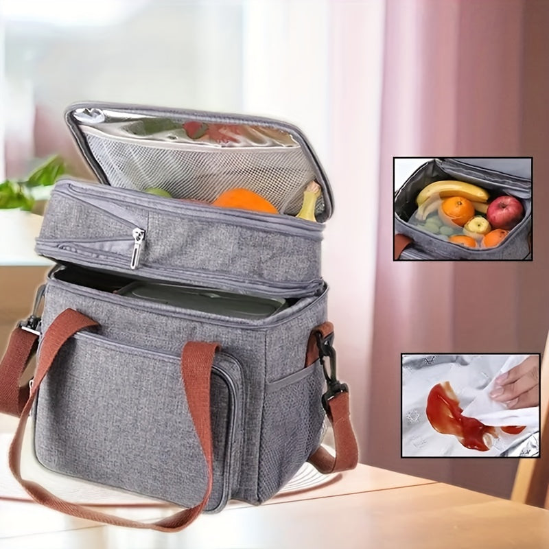 Cooler Bag Insulation Bag Outdoor Tote Bag for Camping Picnic Beach