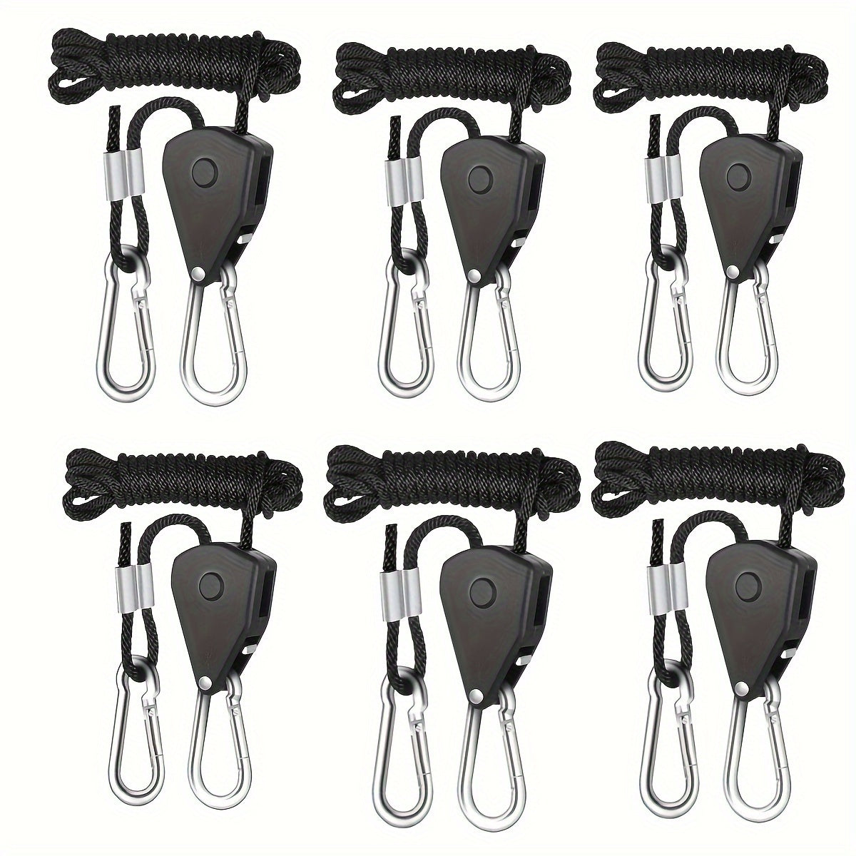 Adjustable Lifting Rope for Planting & Lights Tent Clamp Hanger