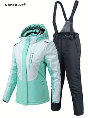Women's Windproof Ski Set Jacket & Trouser Suit