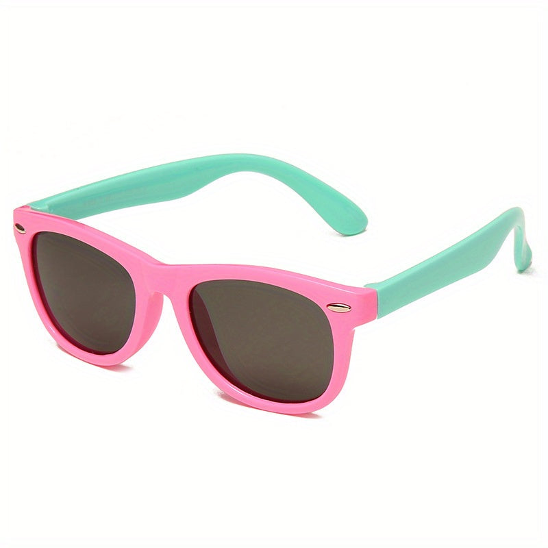 Boy's Silicone Anti UV Sunglasses Polarized Glasses