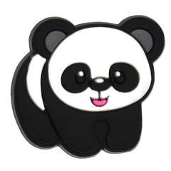 16pcs Panda Shoe Charms for Clogs Slides Sandals PVC Shoe Decorations