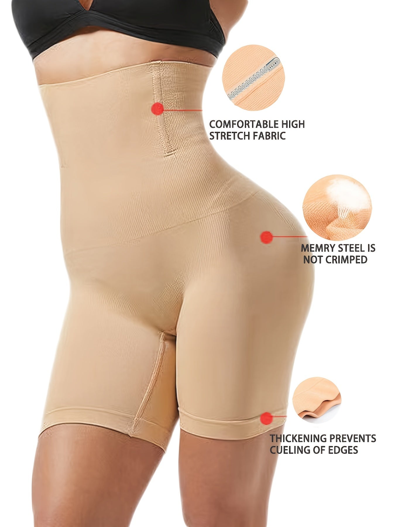 High Waist Tummy Control Shaping Shorts