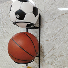 Wall Mounted Removable Rugby Storage Rack