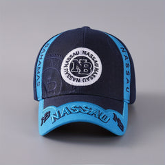 Letter Baseball Cap Men's Casual Curved Brim Peaked Cap