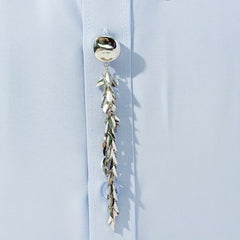2pcs Tasseled Shirt Dress Button Covers - Craftsmanship Needleless Sewing