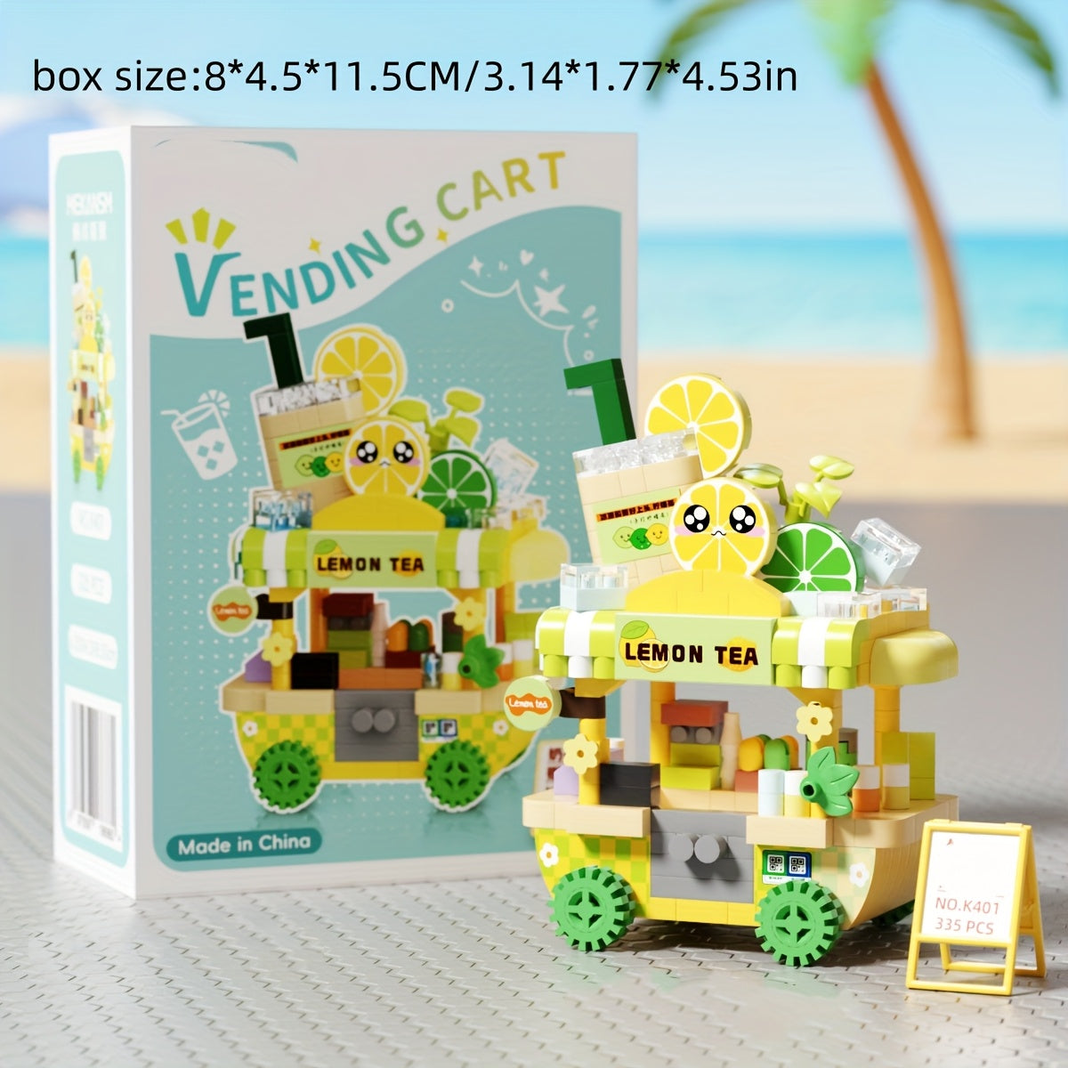 Street Vendor Car Scene Series Desktop Decoration Figurine Toy