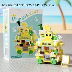 Street Vendor Car Scene Series Desktop Decoration Figurine Toy