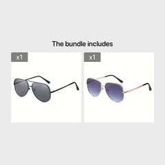 Men's Business Sunglasses UV400 Protection Outdoor Riding Fishing