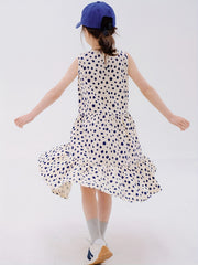 Polka Dot Princess Dress for Girls, Summer Party Dress