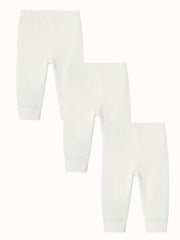 3pcs Toddler Baby Comfy Stretchy Cropped Pants