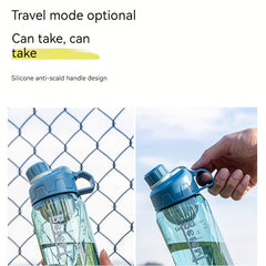 1000ML Outdoor Sports Water Cup High Temperature Resistant Plastic Bottle