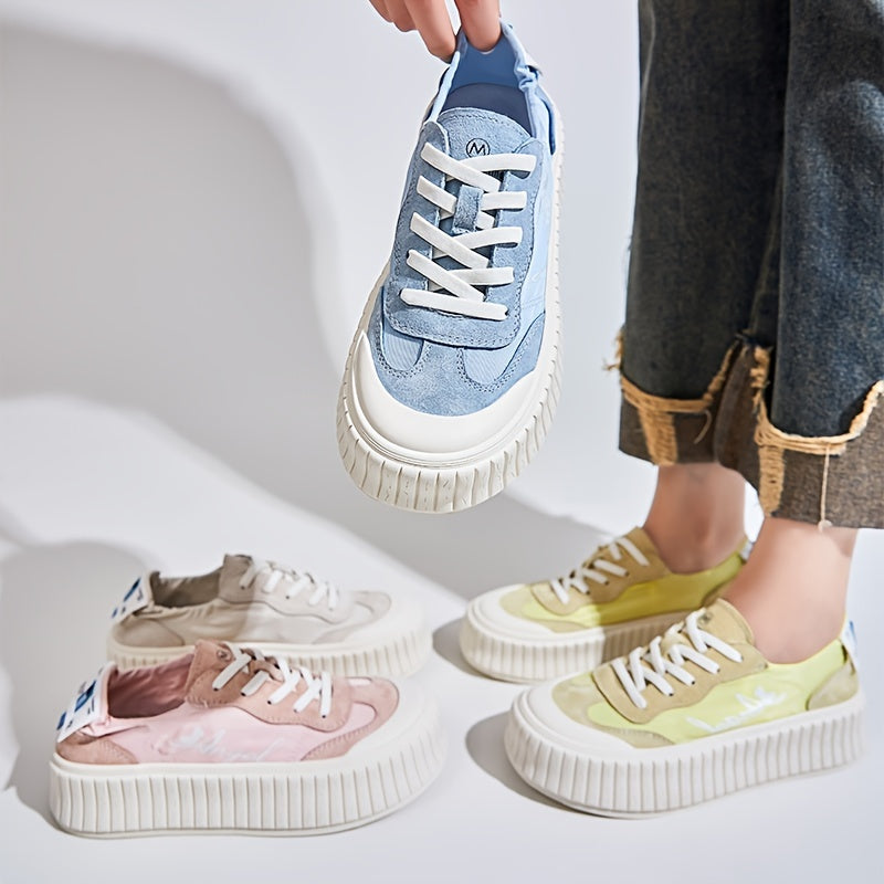Women's Biscuit Board Shoes Thick Bottom Sports Shoes