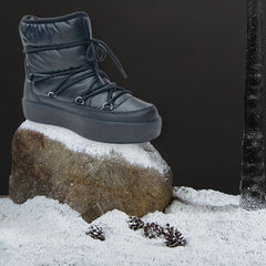 Women's Snow Boots Fleece Lined Waterproof Lace Up M