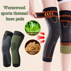 Extended Hook and Loop Fastener Wormwood Knee Pads Anti-collision Winter Sports