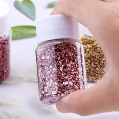 30g Gravel Crystal Glass Metal Crushed Stone Sand Filler DIY Craft Nail Resin