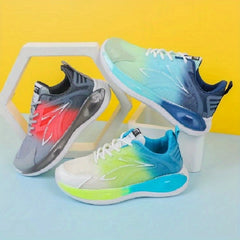 Women's Ombre Sports Shoes Breathable Mesh Running Gym Shoes